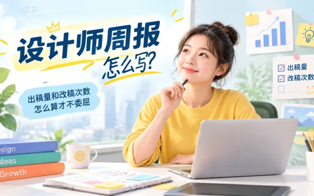 设计师周报怎么写：出稿量和改稿次数怎么算才不委屈