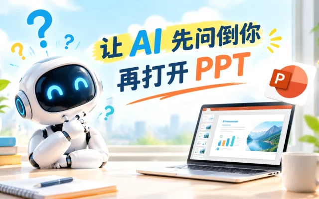 PPT 大纲别按工作模块排，按听众会打断你的位置排