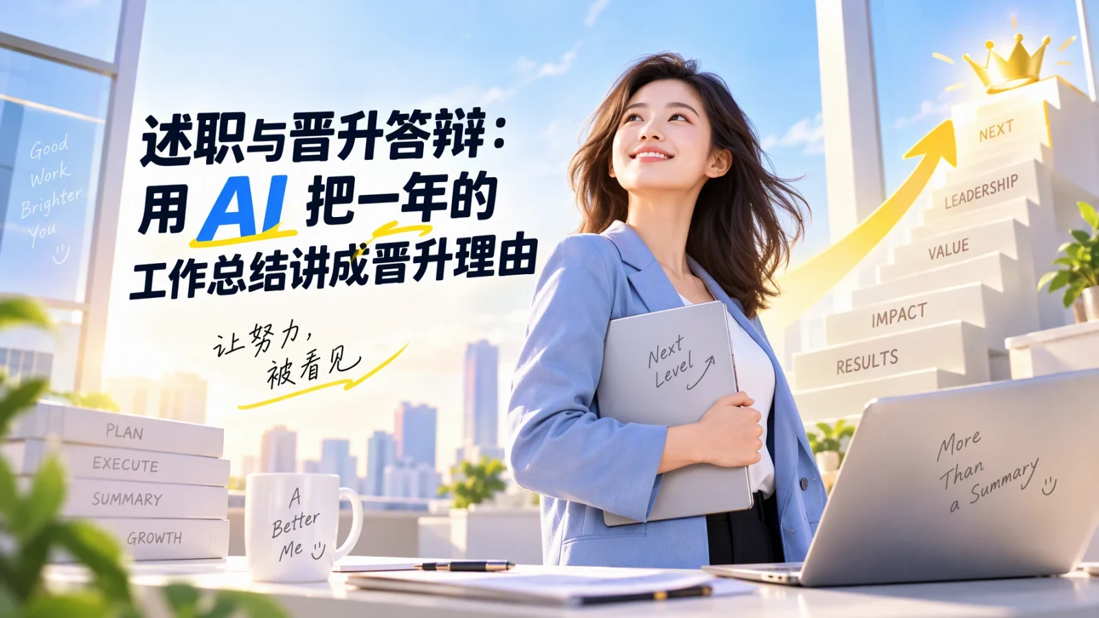 述职与晋升答辩：用 AI 把一年的工作总结讲成晋升理由