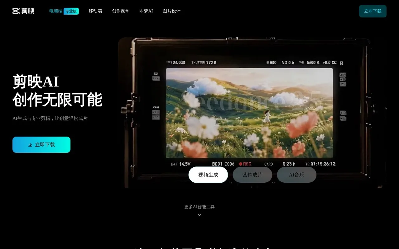 官网首页截图