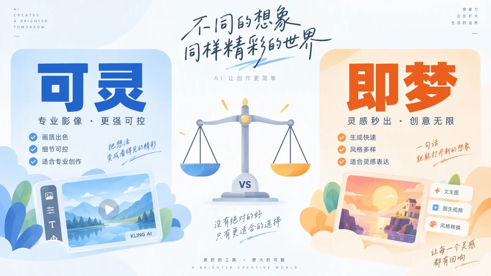 可灵和即梦做短视频素材，先别急着开会员：两家的消耗账先对齐